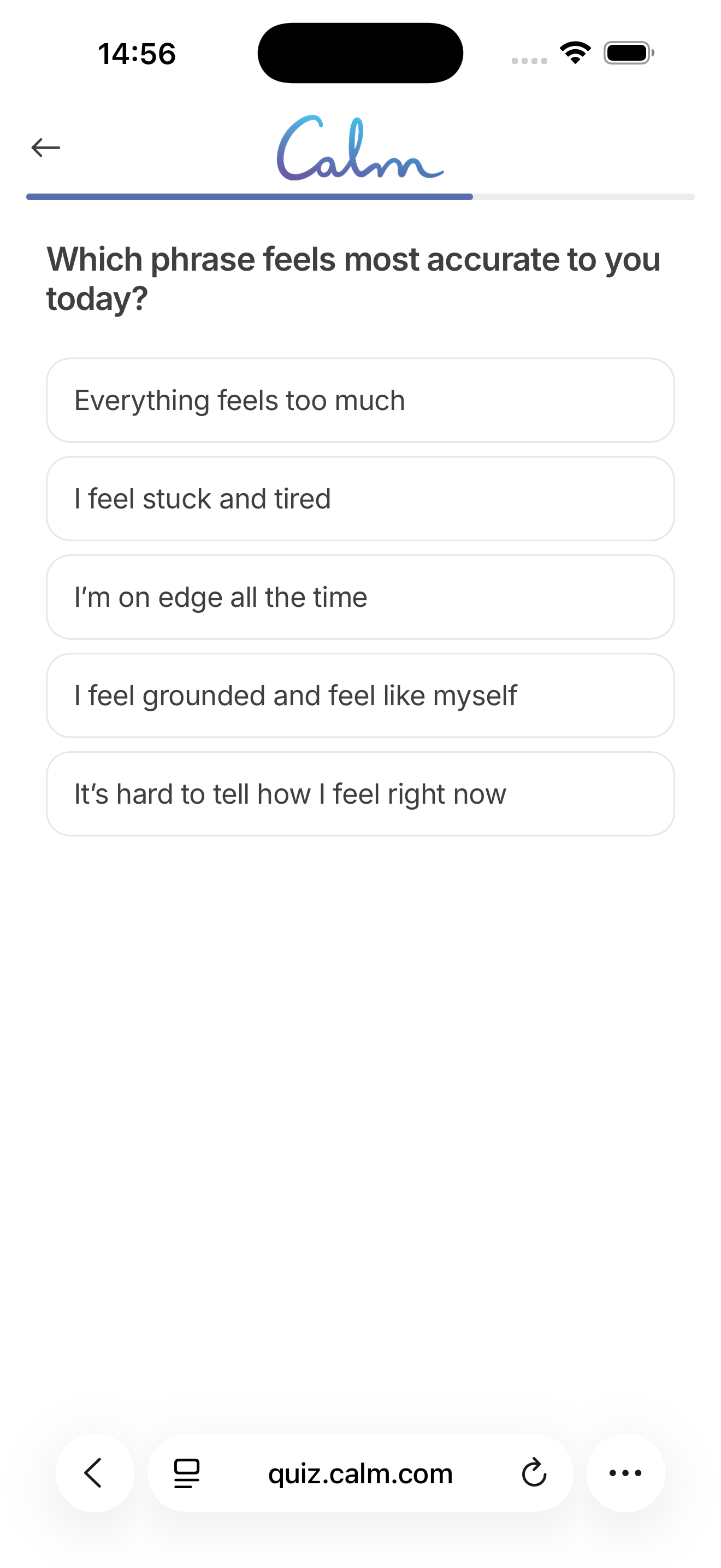 Step 10: Quiz Emotional State