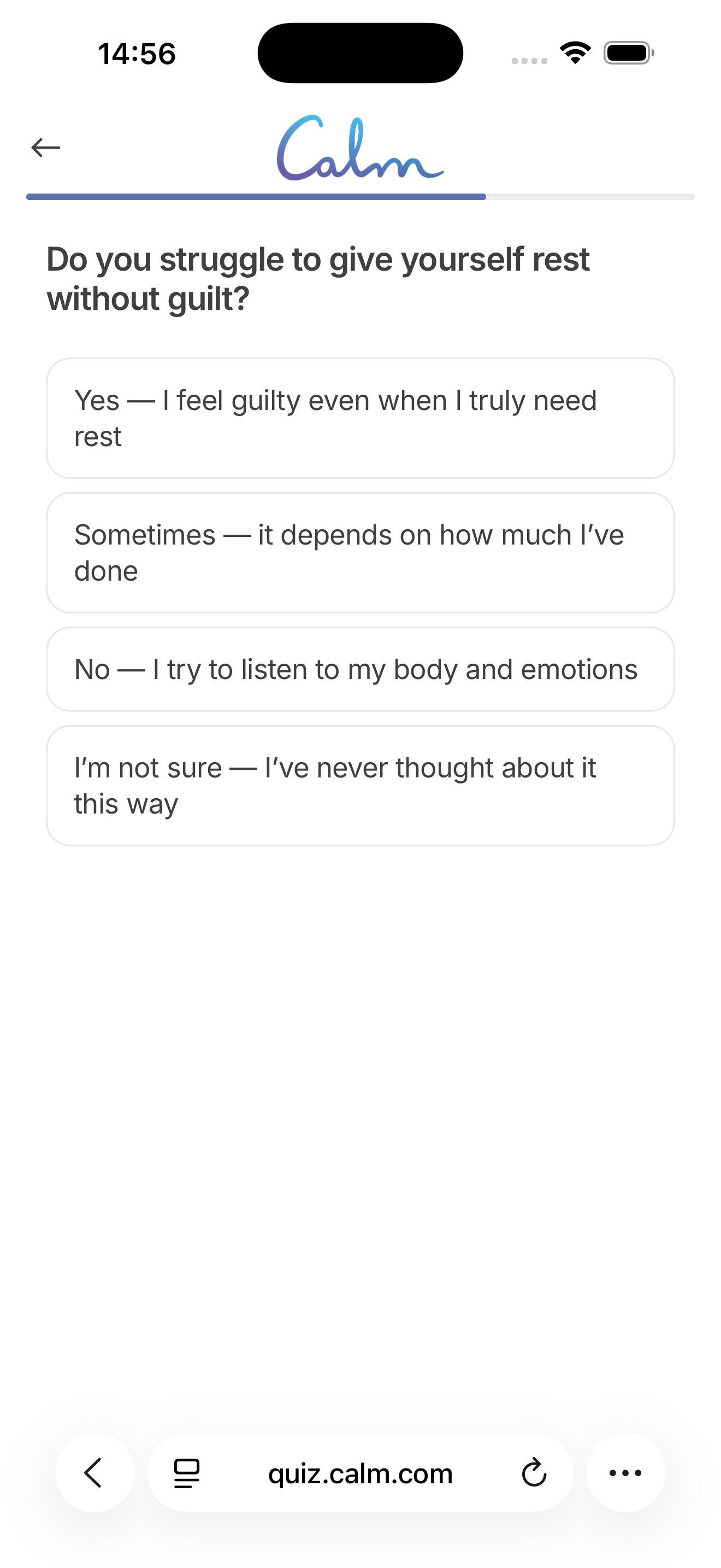 Step 11: Quiz Rest Guilt