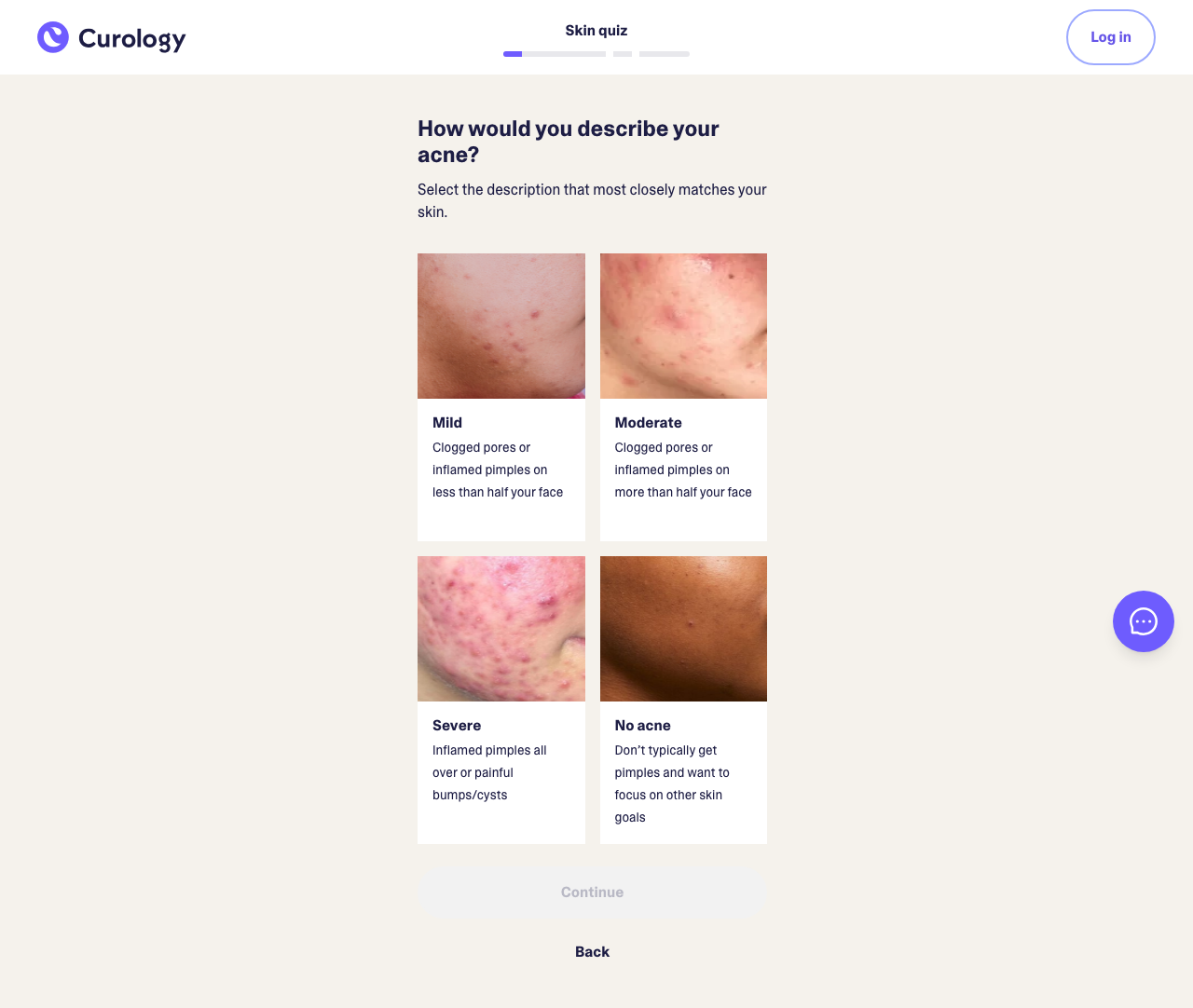 Step 8: Acne Severity