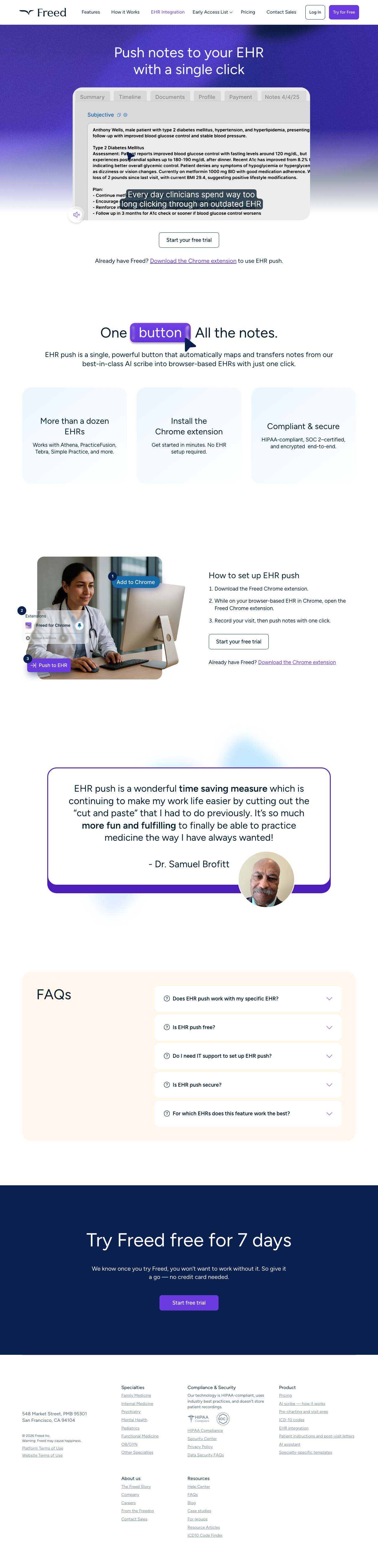 Step 8: Ehr Integration