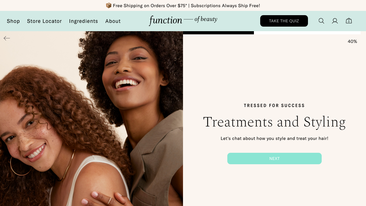 Step 9: Quiz Hair Goals