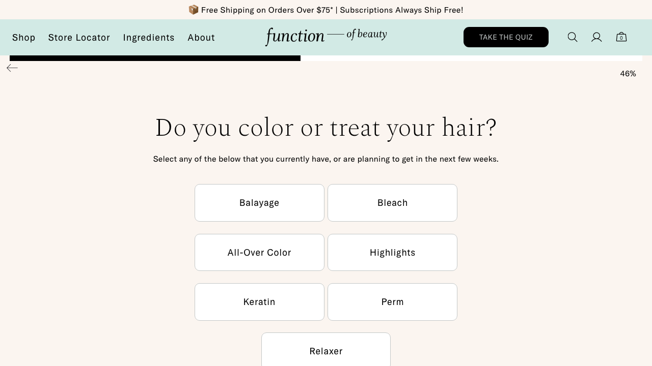 Step 10: Quiz Treatments