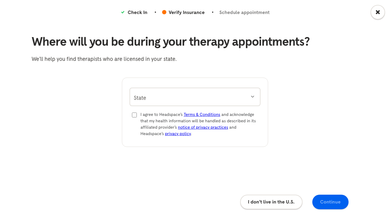 Step 18: Therapy Verify Insurance