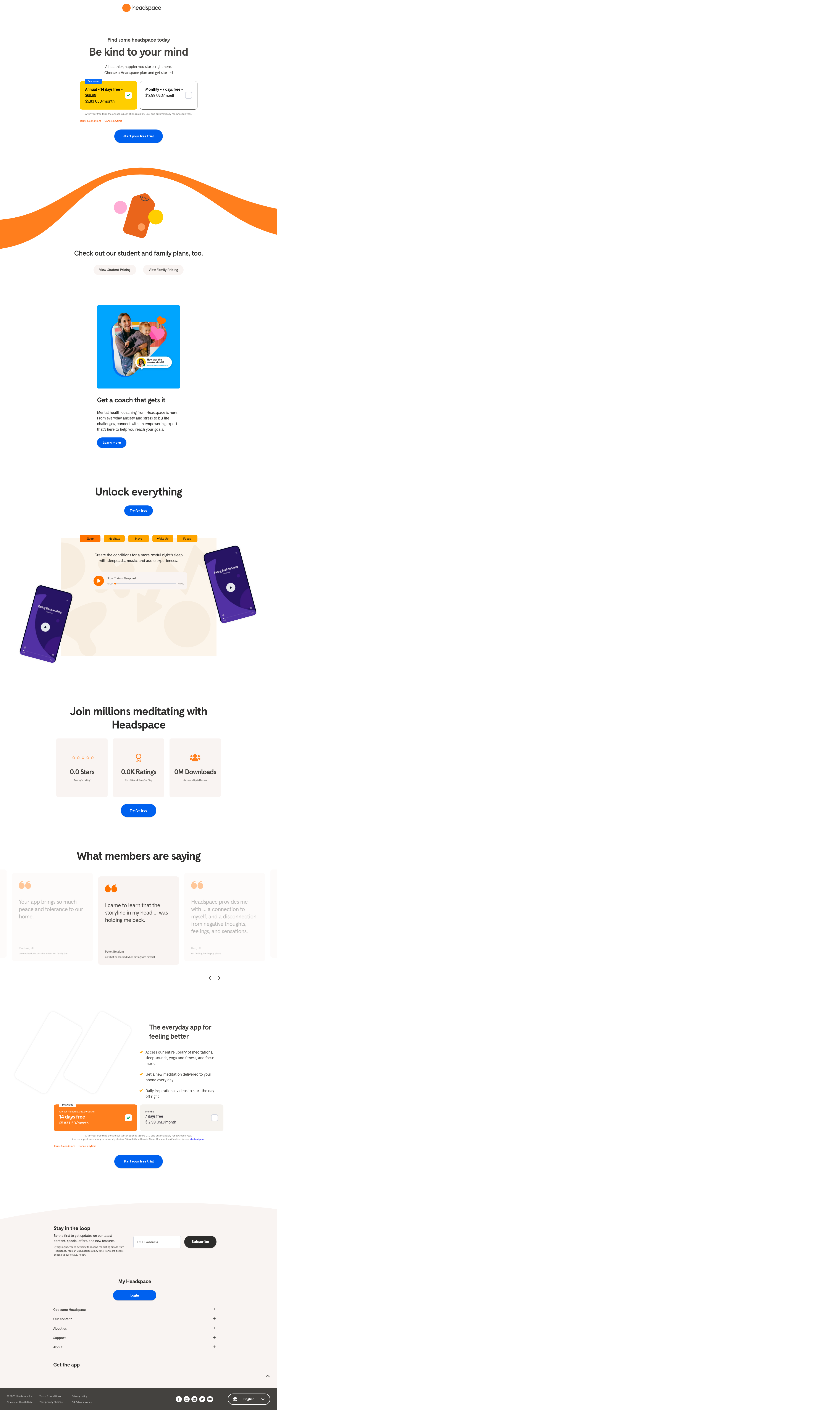 Step 19: Subscriptions Page
