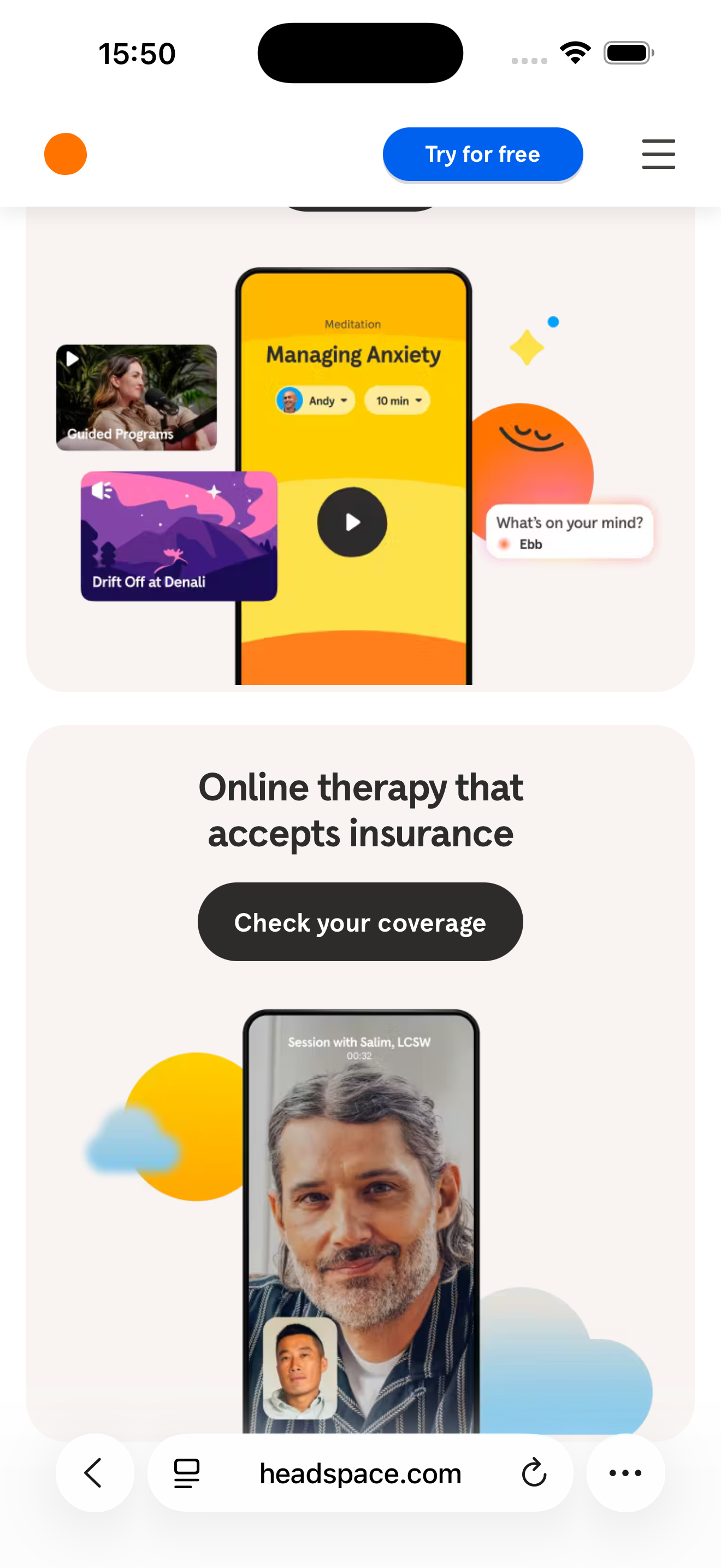 Step 2: Landing Scroll Categories