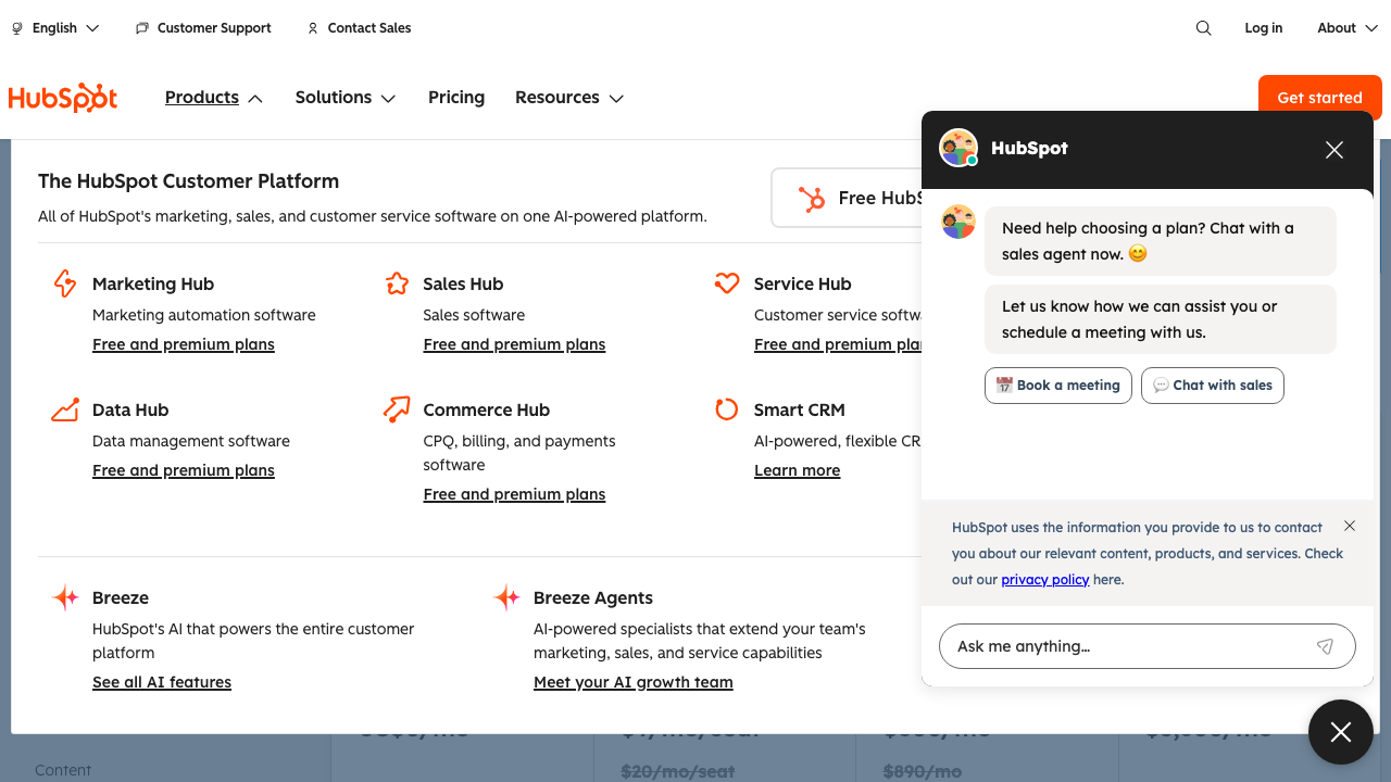 Step 4: Products Dropdown