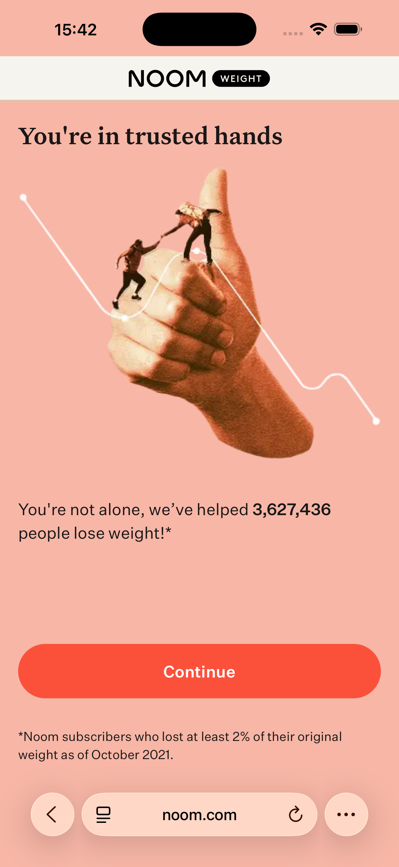 Step 11: Trust Interstitial