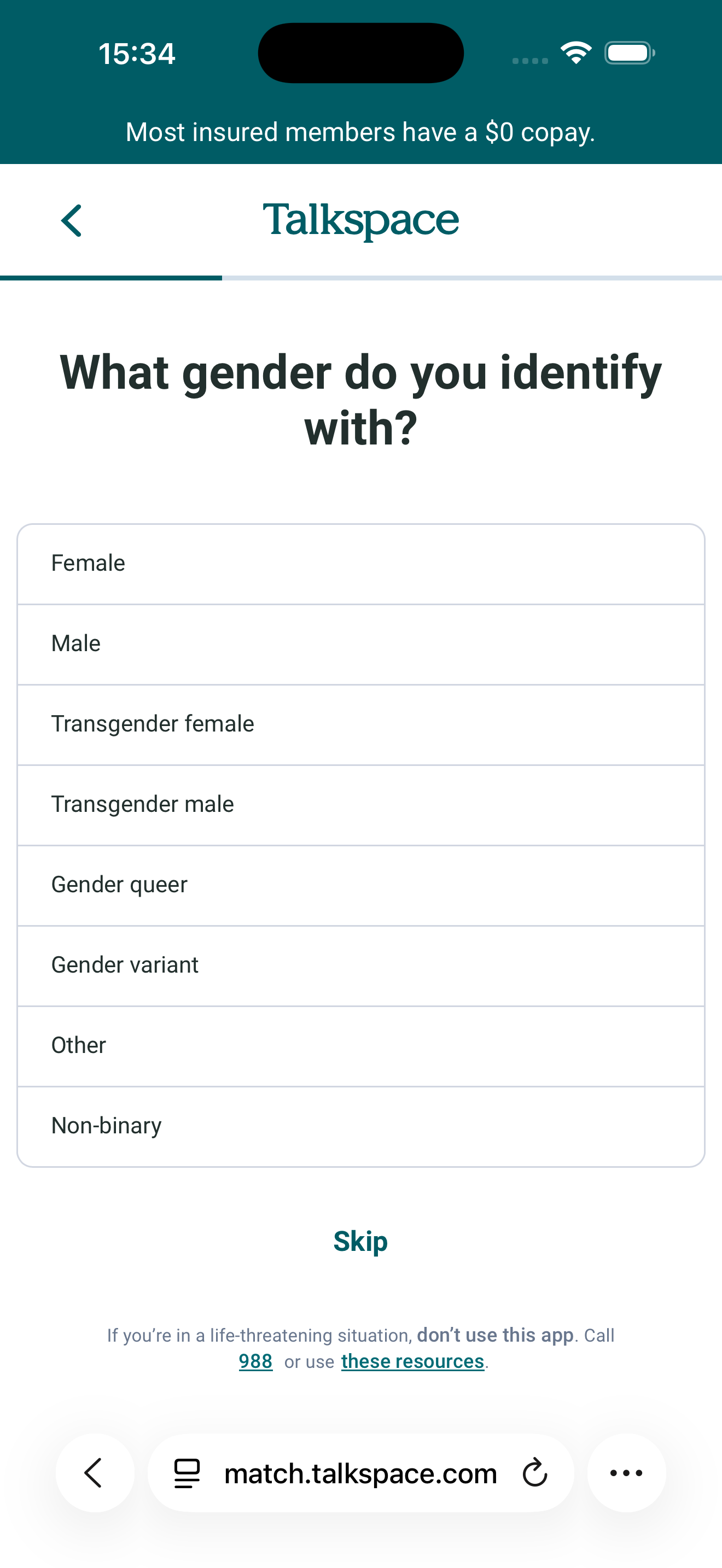 Step 8: Quiz Gender