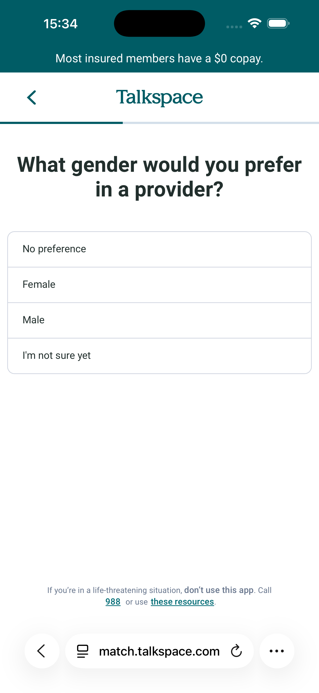 Step 9: Quiz Provider Preference