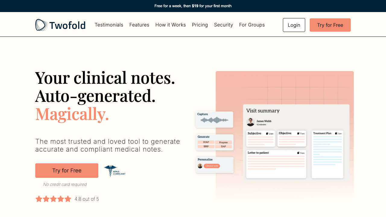 Step 1: Landing Hero