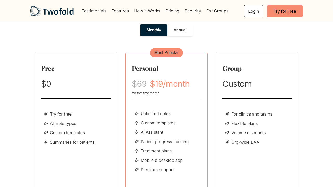 Step 5: Landing Pricing
