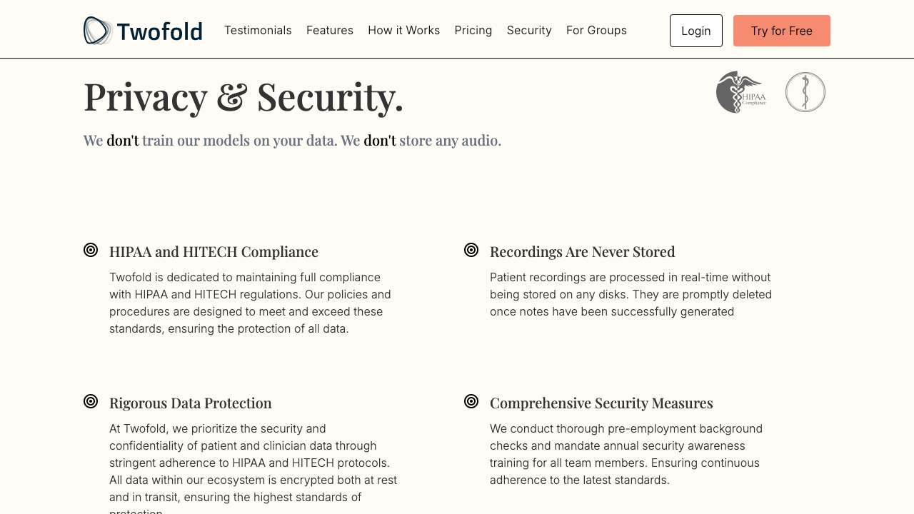 Step 6: Landing Security